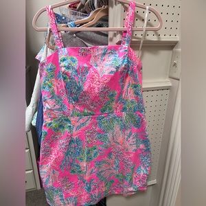 EUC Lilly Pulitzer Lawless Romper in Seaing Things